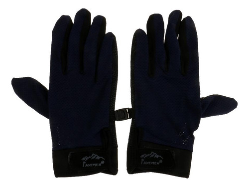 Guantes Guantes Elásticas Azul Metro