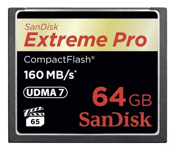 Memoria Compact Flash 64gb Extreme Sandisk Cf 160mb/s Udma 7