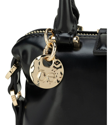 Bolsa Satchel Cloe Afanil Mediano Color Negro
