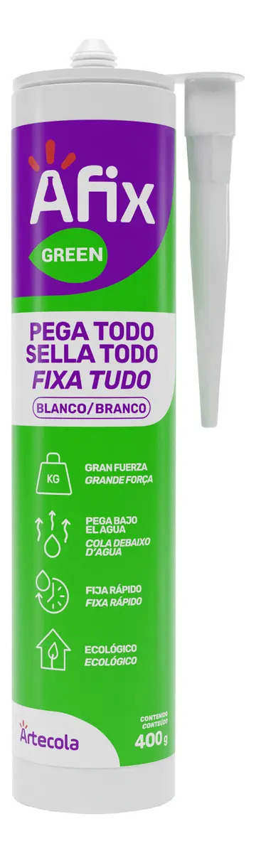 Fixa tudo Afix branco