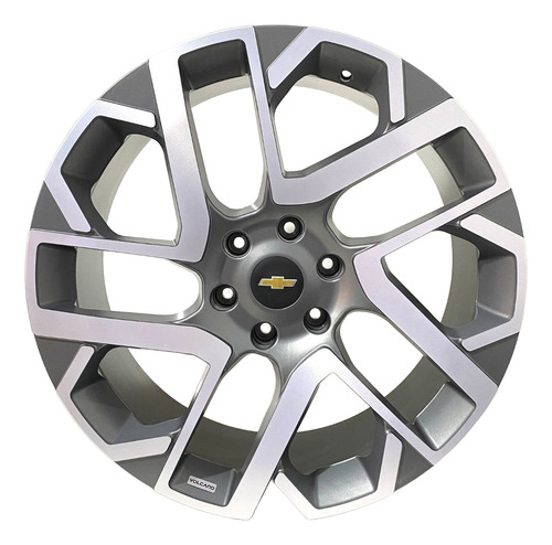 Jogo Rodas Aro 22x8,75 Gm S10 A Partir 2011 Volcano Invictus