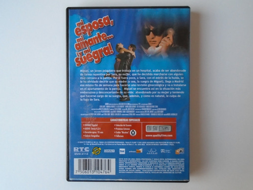 Mi Esposa, Mi Amante...¡y Mi Suegra! Dvd Quality Films (Usado)