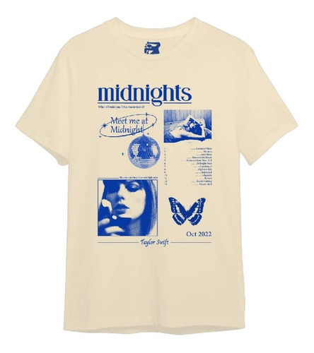 Remera Taylor Swift, Midnights - Van Gogh Uy