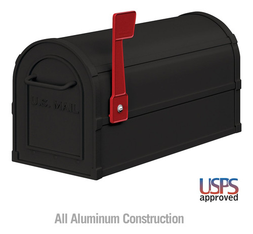 Mailbox Salsbury 4850blk, Aluminio Rústico, Resistente, Negr