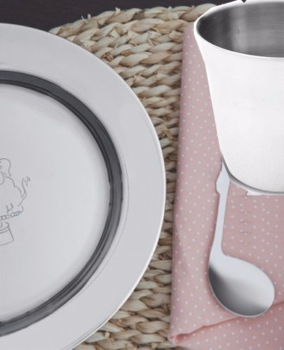 Combo Tramontina Niños 2 Platos + 2 Vasos + Envio Gratis