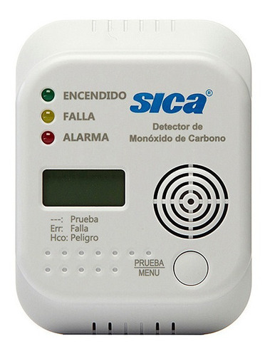Detector De Monoxido De Carbono Sica Tienda Oficial