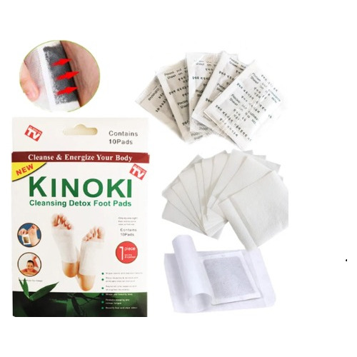 Parche Pies Desintox Kinoki 100% Natural. Caja X 10 Parches