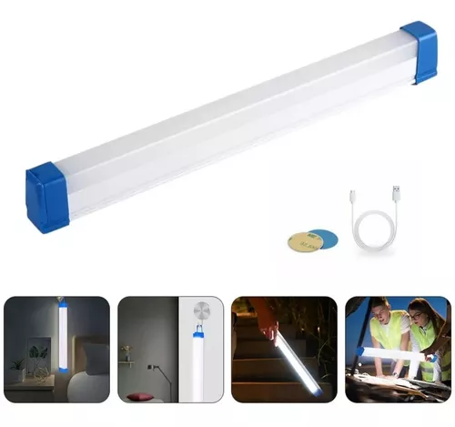 Lámpara Portátil Barra Led Recargable Multiuso Closet 32cm