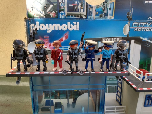 Imagen 2 de 10 de Playmobil 5182 Con Alarma Carcel De Policia.
