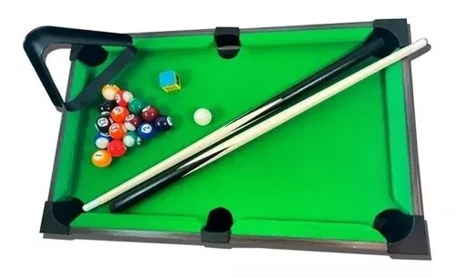 Jogo Snooker de Luxo Braskit Mini Mesa Sinuca Bilhar Infantil