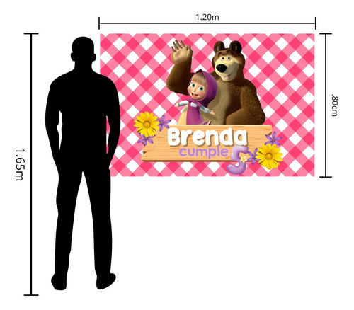 Decoracion Para Fiestas Eventos Y Piñatas Lona 120x80
