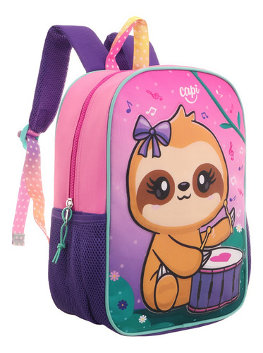 Morral Bolso Escolar Mediano Para Niña - Mena Capi Kids