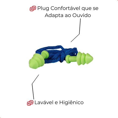 Protetor Auricular Libus Quantum Caixa 17db 900476