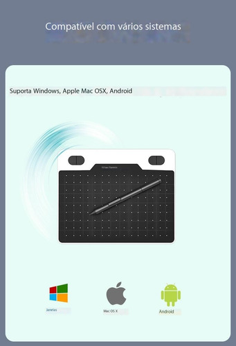 Tablet De Desenho Com Caneta Para Computador/celular/tablet