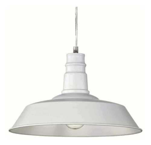 Lampara Vintage Colgante Blanca - Iluminacion Luz