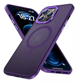 Funda Kisen Con Magsafe Para iPhone 12 Pro Max Purpura