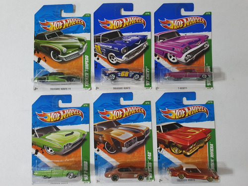 6 Autos Hot Wheels Treasure Hunt Th 2011 Buick Impala Chevy