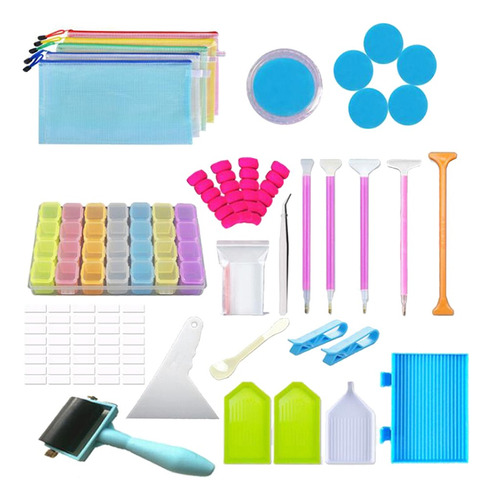 58pcs / Set 5d Diamond Painting Tools, Accesorios De Pintura