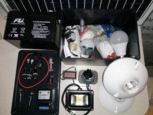 Planta Panel Solar Usb, Bombillos Led ¡kit Hágalo Ud Mismo!