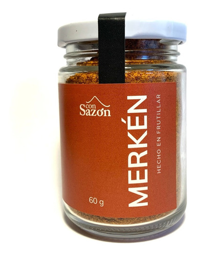Merkén Tradicional Con Sazón Condimento Premium 100% Natural