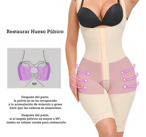 Faja Colombiana Reductora Levanta Gluteos De Alta Compresión
