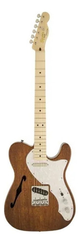 Guitarra elétrica Squier by Fender Classic Vibe Vintage Modified '72 Telec Thinline telecaster de  mogno natural poliéster com diapasão de bordo