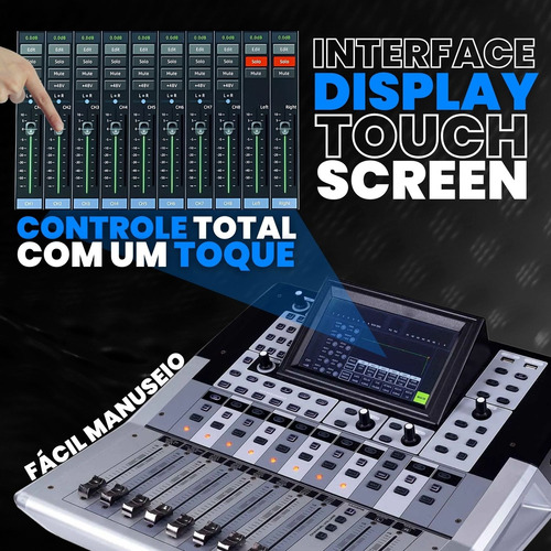 Mesa Som Digital Atrium 12 Canais Profissional Efeitos Duonn
