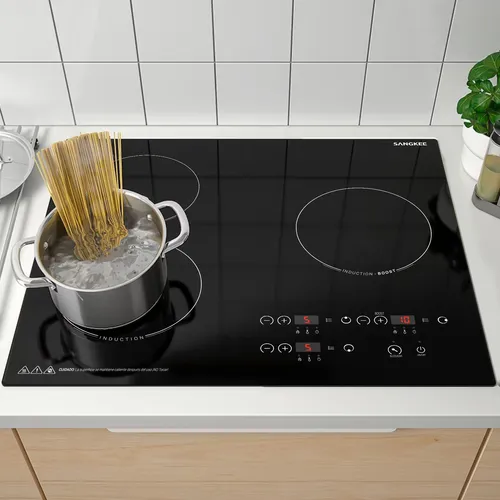 comprar Parrilla Inducción Magnética Electrica 3 Quemadore C\u002Fenchufe