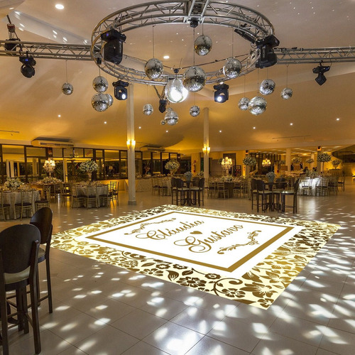 Pista De Dança Para Casamento Arabesco Realeza Ps01 - 3x3m