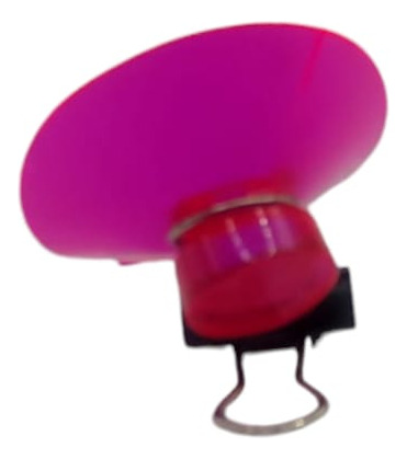 Tira Clip Con Chupon Ventosa Transparente 10 Pz Color Rosa