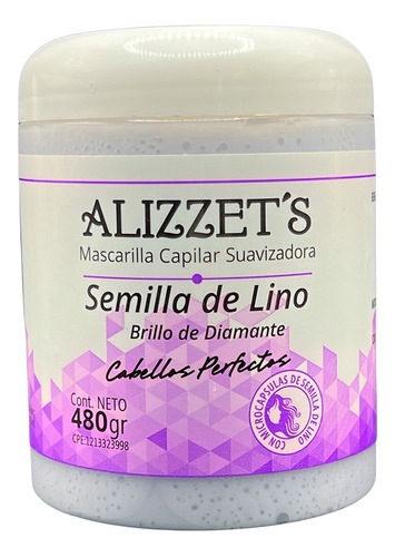 Mascarilla Capilar Alizzet´s Semilla De Lino