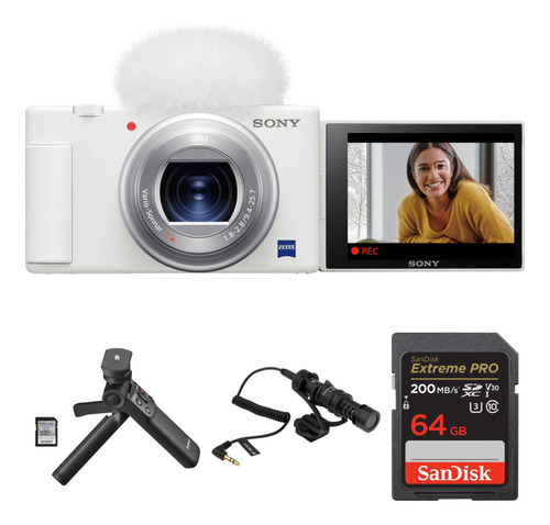 Kit De Vlogging Y Video Online Con Cámara Digital Sony Zv-1