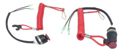 2x Motor Fuera De Borda De Vela Interruptor De Parada De