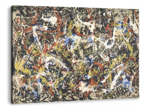 Canvas | Mega Cuadro Decorativo | Pollock | 140x90