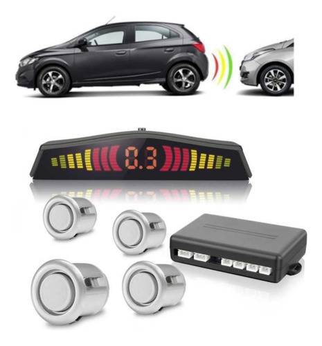 Sensor Estacionamento Para Toyota Sw4 2015 Prata