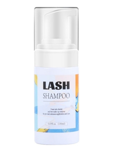 Lash Shampoo Para Limpieza De Pestañas 150ml Espuma Limpieza