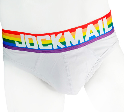 Ropa Interior Hombre Brief Jockmail Trusa Pride Arcoiris