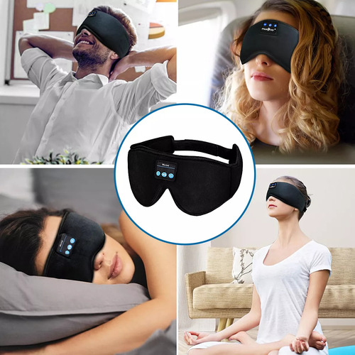Unisex Antifaces Gafas Para Dormir Bluetooth Con Auriculares