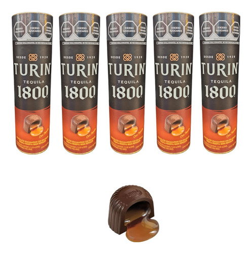 Chocolate Semiamargo 180g Tequila 1800 Reposado Turin