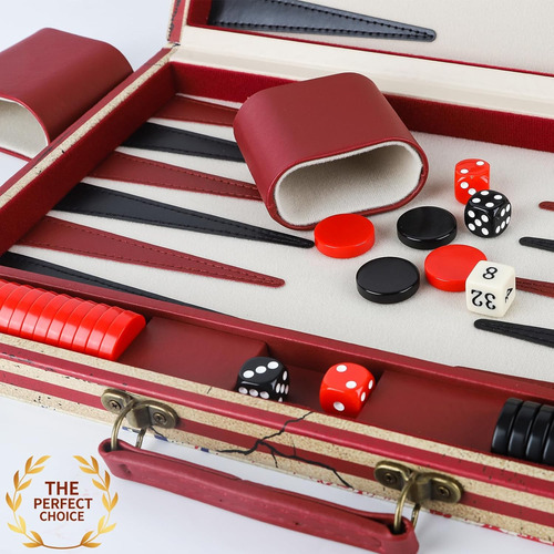 Backgammon Set, 15 Juego De Mesa Clásico De Backgammon Con D