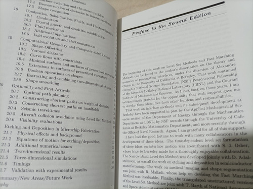 Libro. Level Set Methods And Fast Marching Methods