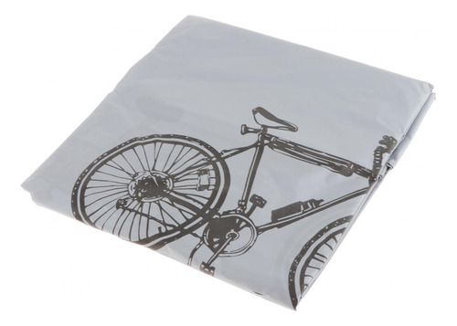 Cubierta Impermeable Para Bicicleta, Protector Gris Fino