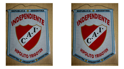 Banderin Grande 40cm Independiente Yrigoyen Salta