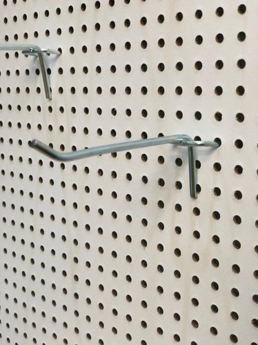 Gancho Para Eucatex Perfurado 15cm Kit Com 10 Peças Pegboard