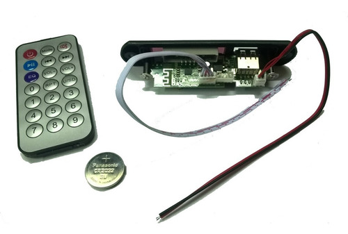 Modulo Usb Mp3 Bluetooth (incluye Control Remoto Con Pila)