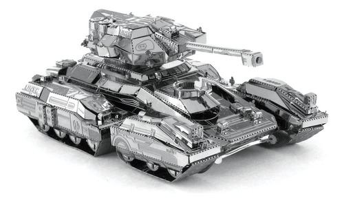 Halo - Unsc Tanque Scorpion Rompecabezas 3d Metálico