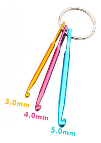 3 Unids / Pieza Ganchos De De Aluminio Agujas De De Color