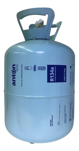 Gas Garrafa Refrigerante R134a 13.6kg Anton