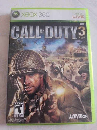 Call Of Duty 3 Para Xbox 360
