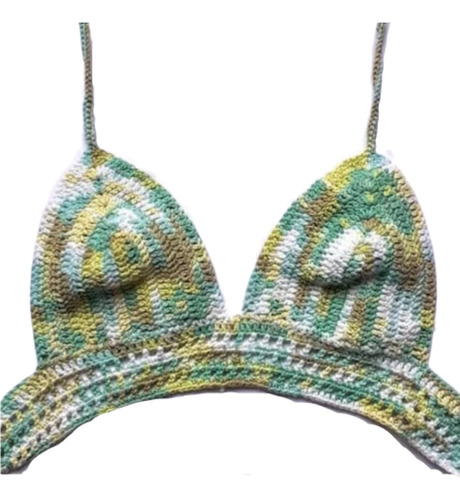 Corpiño Colors Bikini - Tejido En Crochet - Único En Stock